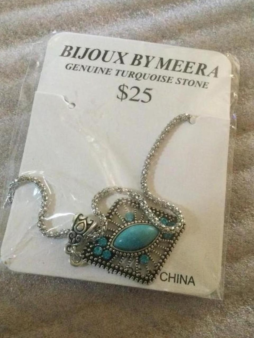 Bijoux By Meera Turquoise Necklace